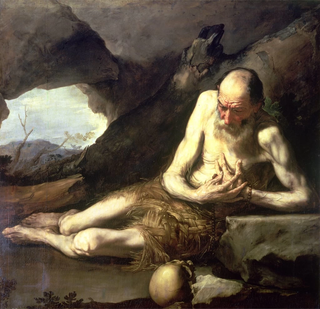 Jusepe de Ribera - San Paolo eremita, Prado, Madrid